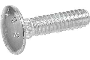 HILLMAN Fastener 240012 1/4X1 Carriage Bolt, 1/4 x 1-Inch, No Color