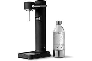 aarke - Carbonator III Premium Carbonator-Sparkling & Seltzer Water Maker-Soda Maker with PET Bottle (Matte Black)