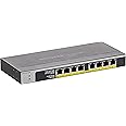 NETGEAR 8-Port Gigabit Ethernet PoE Network Switch (GS108PP) - Hub with 8 x PoE+ @ 123W Upgradeable, Desktop/Rackmount, and ProSAFE Lifetime Protection