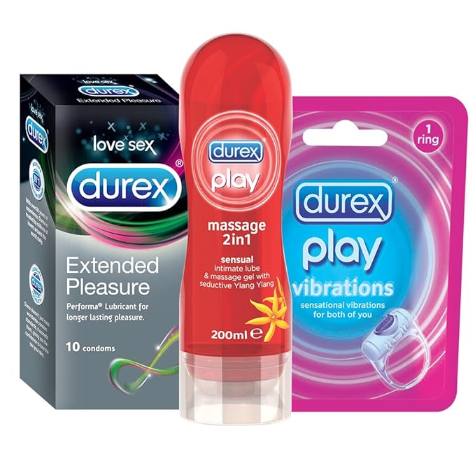 Buy Durex Pleasure Pack (Extended Pleasure Condoms 10