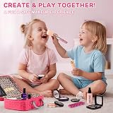 Dreamon Kids Makeup Set for Girls Washable Non-Toxic Real Makeup Set view 3
