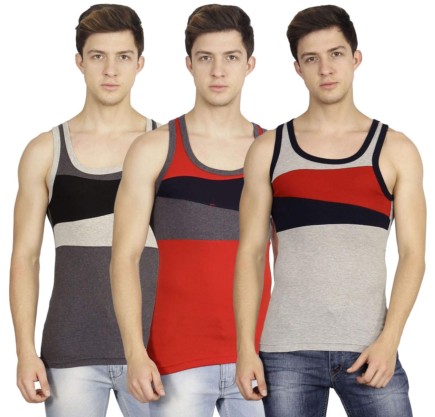 Buy GenX Men's Regular Fit Gym Vest at Amazon.in