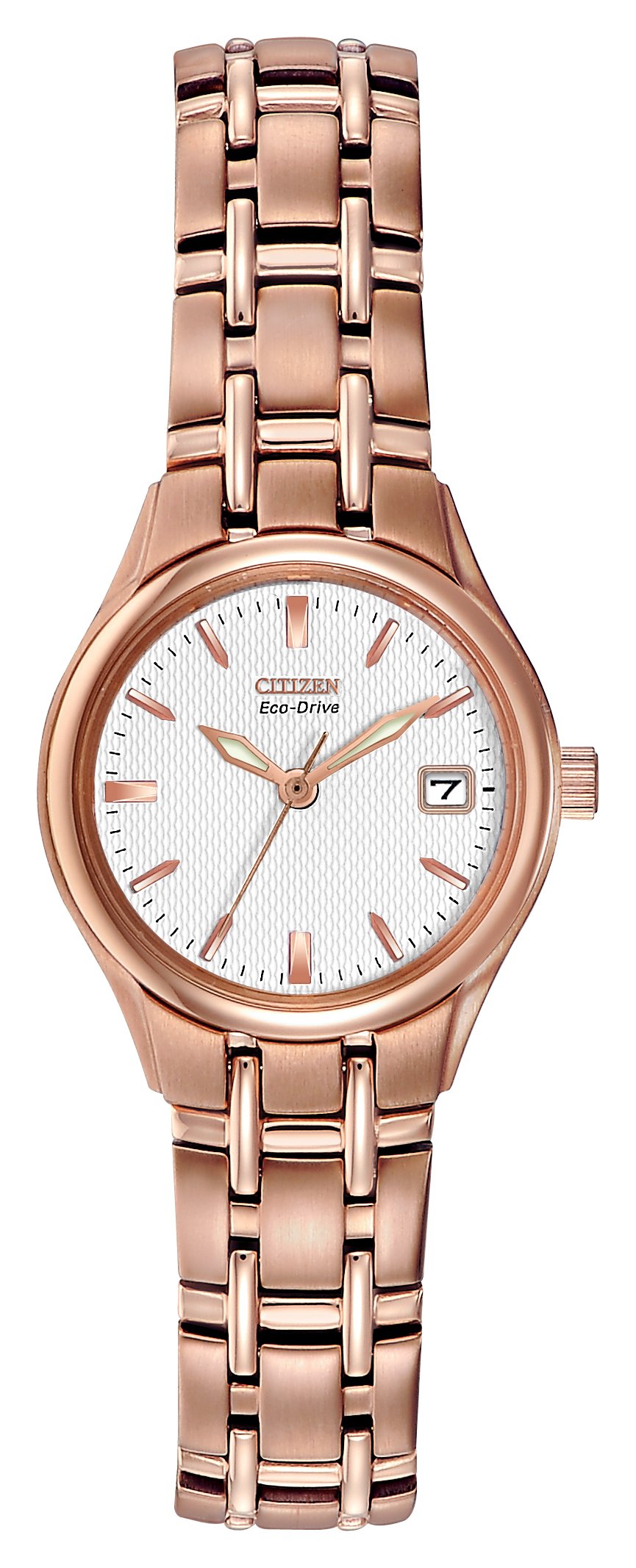 Citizen Eco-Drive Ladies' Bracelet with White Dial EW1263-52A