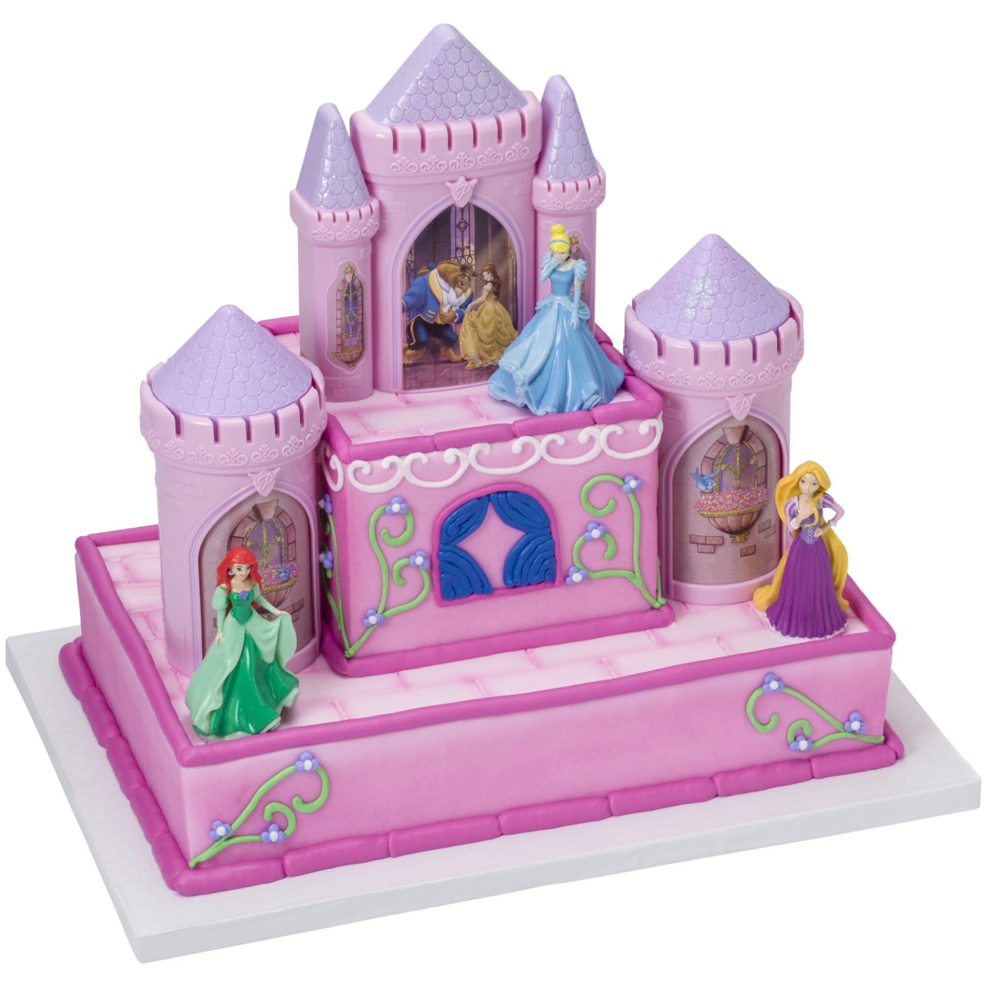 DecoSet® Disney Princess Happily Ever After Birthday Cake Topper, 6 ...