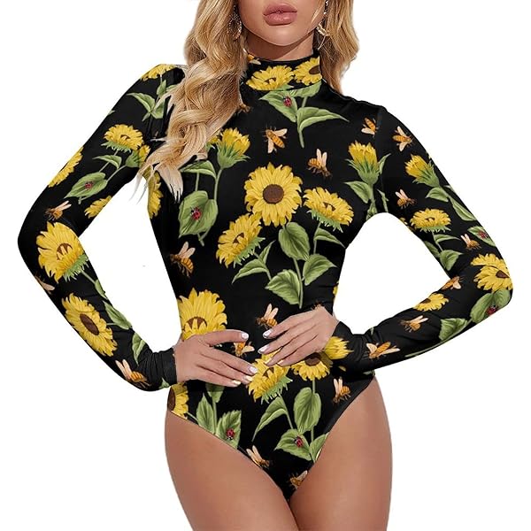 Novastar Body à Manches Longues Pour Femme - Style Vintage