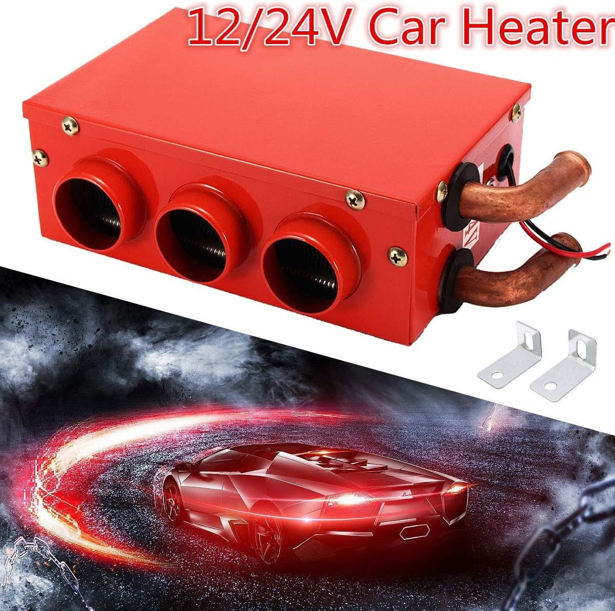 LYXL Réchauffeur de Voiture 12V 24W Universal Portable Car Heater Auto