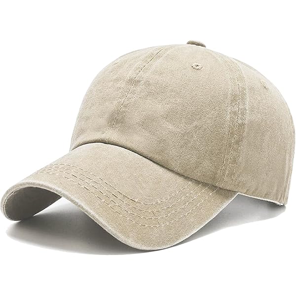 MEINICY 3 Pack Washed Plain Baseball Cap, Retro Adjustable MEINICY 3 Pack Washed Plain Baseball Cap, Retro Adjustable
