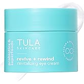 TULA Skin Care Revive & Rewind Revitalizing Eye Cream - Smooth Fine Lines, Dark Circles & Puffiness, 0.5 oz.