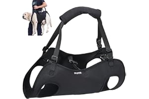 Taicols Dog Lifting Strap, Adjustable Sling for Elderly Dogs with Joint Injury and Arthritis, Dog Shoulder Strap for Dogs wit