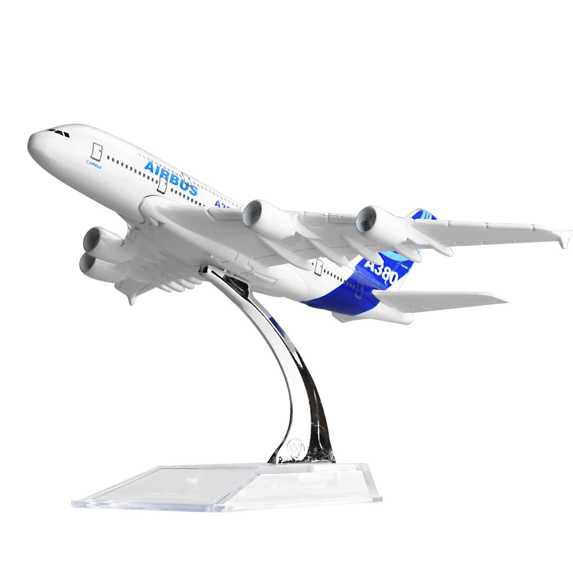 LEX ES Diecast Plane Model 1:400 scale Airbus 380 Airplane Model for Ages 14+ Decoration