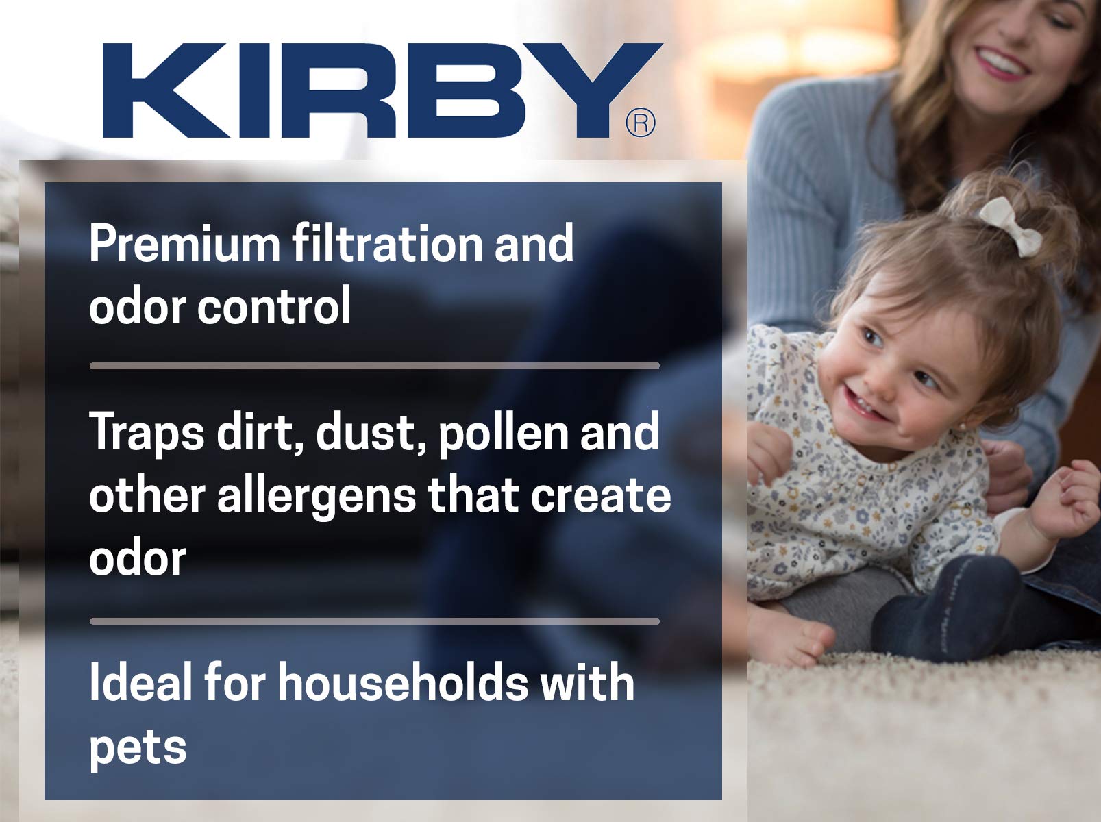 Kirby Generation 3 G3 197289 Disposable Brown Filter Bags 3 Pack
