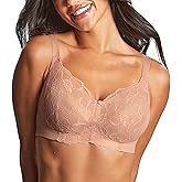Panache Women's Rocha Full Coverage Lace Wireless Side Support Bra | Stretch Lace & Wide Underband for Soft Fit