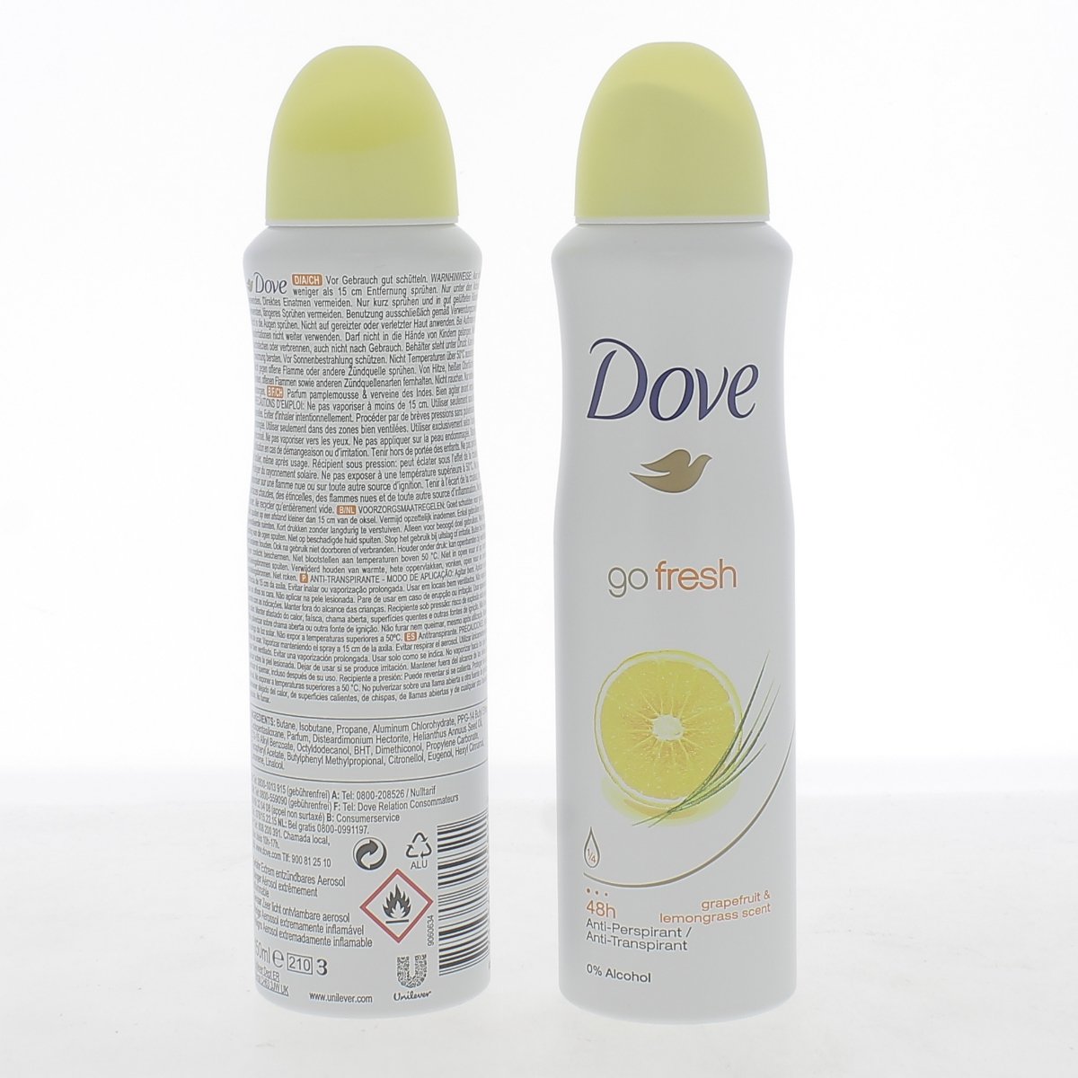 Dove Go Fresh AntiPerspirant Deodorant Spray 150ml Grapefruit
