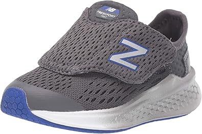 new balance kid's fresh foam fast v1 hook and loop running shoe
