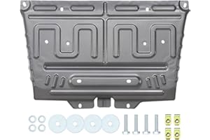 Wzytshun Update ML3Z-7222-D 3D Manganese Steel Engine Splash Guard with mounting Screws Compatible with 2015-2020 Ford F150,R