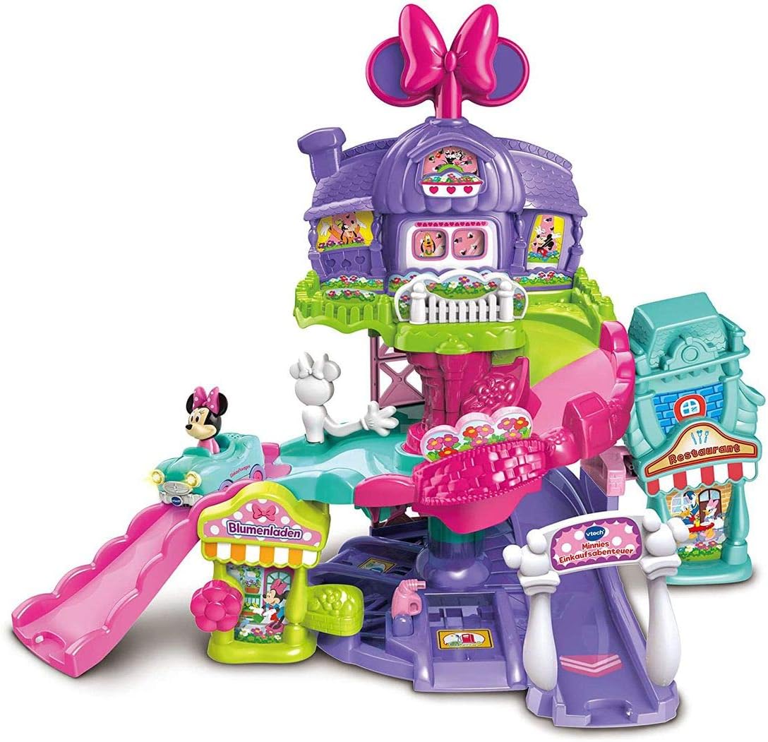 Vtech 80-521804 Tut Tut Baby Speedster - Minnie's Shopping Adventure, Baby Cars, Multicoloured, Small