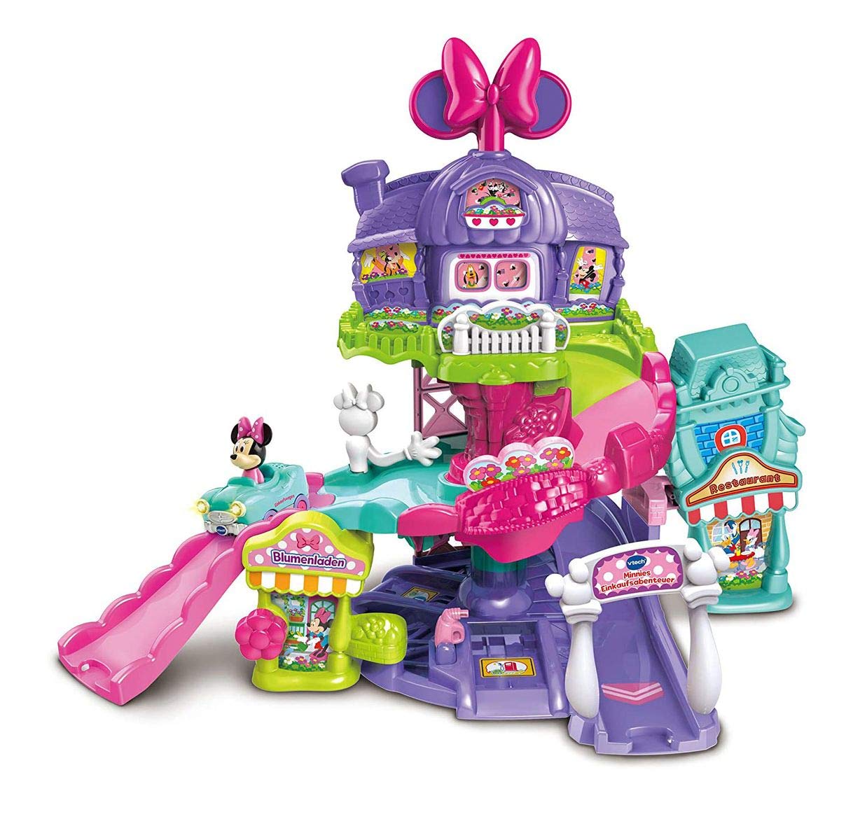Vtech 80-521804 Tut Tut Baby Speedster - Minnie's Shopping Adventure, Baby Cars, Multicoloured
