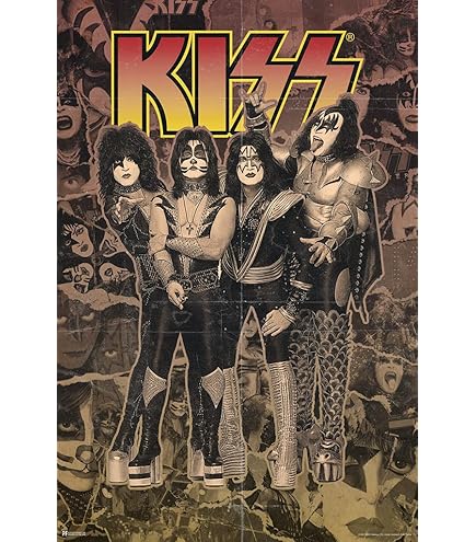 Amazon.com: Kiss Poster Destroyer Album Cover Rock Band Vintage