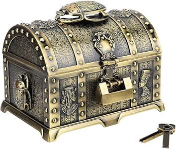 Caja de almacenamiento, 6.5 x 4.5 x 4.9 pulgadas Caja de joyería