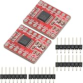 2PCS DRV8876 3.5A Single Brushed DC Motor Driver Board, 4.5-37V H-Bridge PWM Speed Control Module