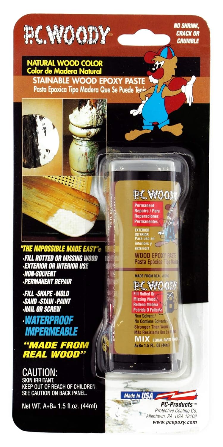 23334 Pc Products Epoxy, Wood Filler, Tan, 1.5 Oz. Stick Amazon.co.uk