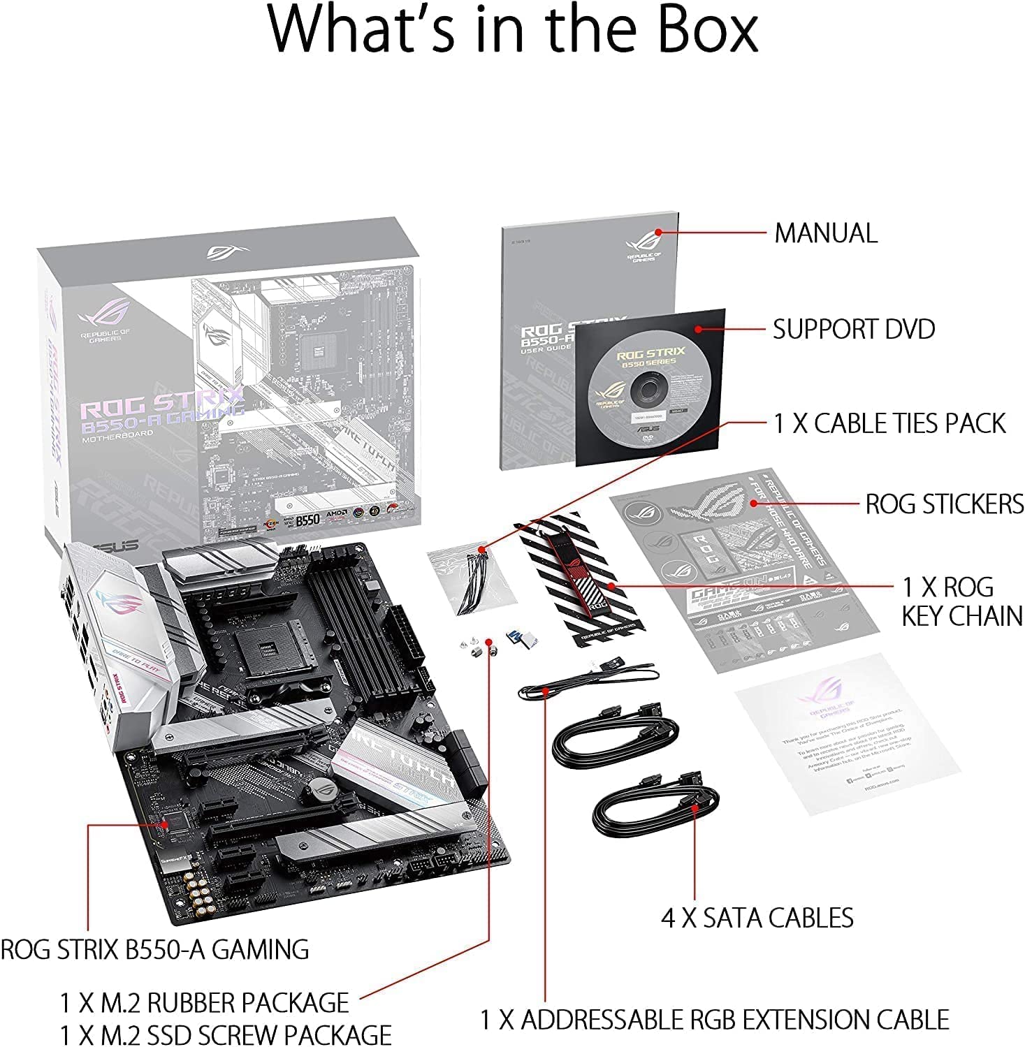 INLAND AMD Ryzen 7 5700X 8-Core 16-Thread Unlocked Desktop Processor with ASUS ROG Strix B550-A AMD AM4 Zen 3 Ryzen 5000 ATX Gaming Motherboard
