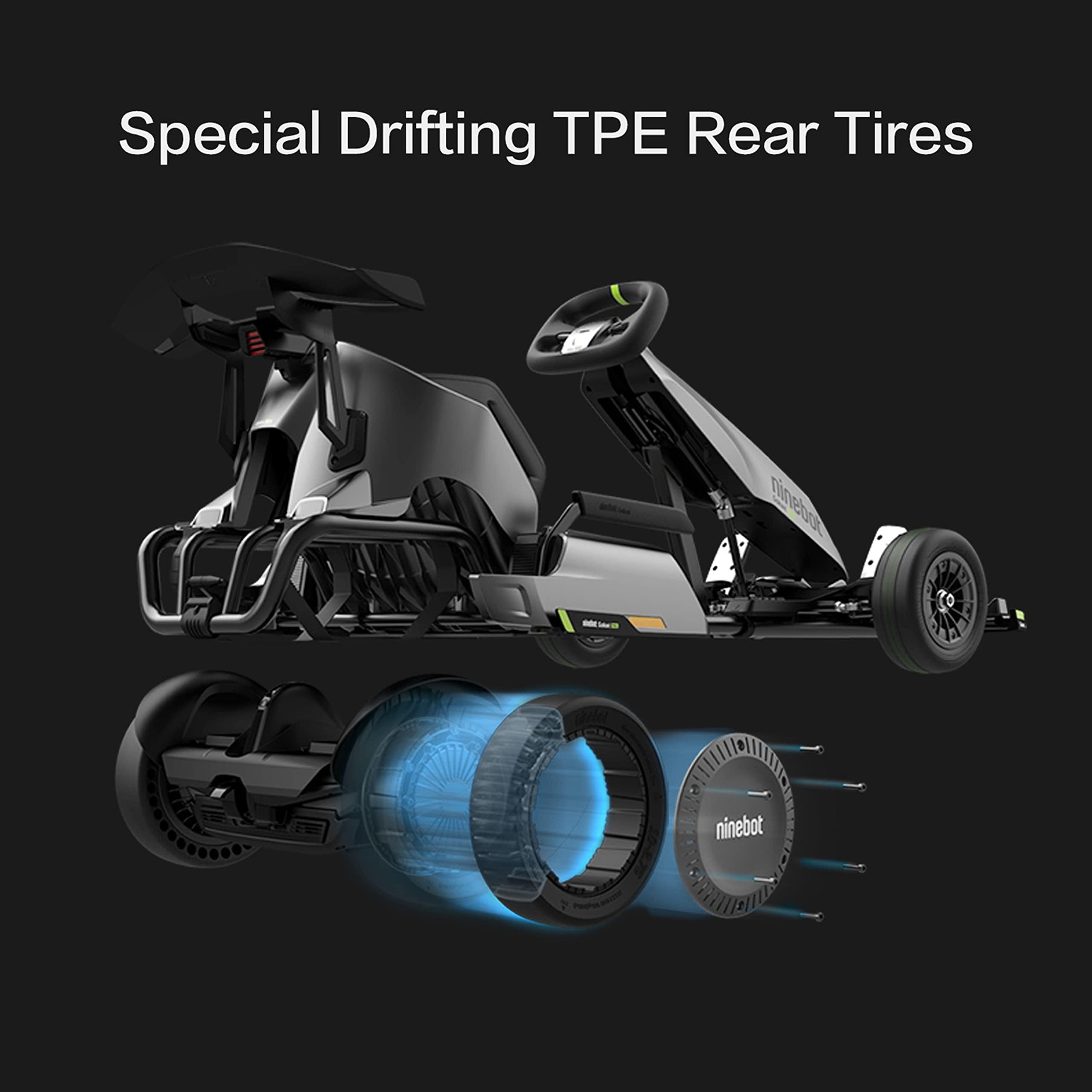 Segway Ninebot Gokart Pro and Gokart Pro 2, Electric Go Kart with Enhanced Safety Features, High-Speed Racing and Immersive Gaming Combo, Ultimate Drift Experience for Ages 14+, Up to 15.5 Miles