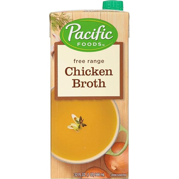 PACIFIC FOODS ORGANIC FREE RANGE CHICKEN BROTH, 32...
