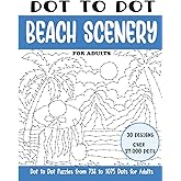 Dot to Dot Flowers for Adults: Flowers Connect the Dots Book for Adults ...