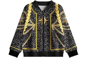 Mingyili Kids Childrens Zip-up Costume Jacket Girls Hoodies Sweatshirt Roleplay Shirt 3-10Y