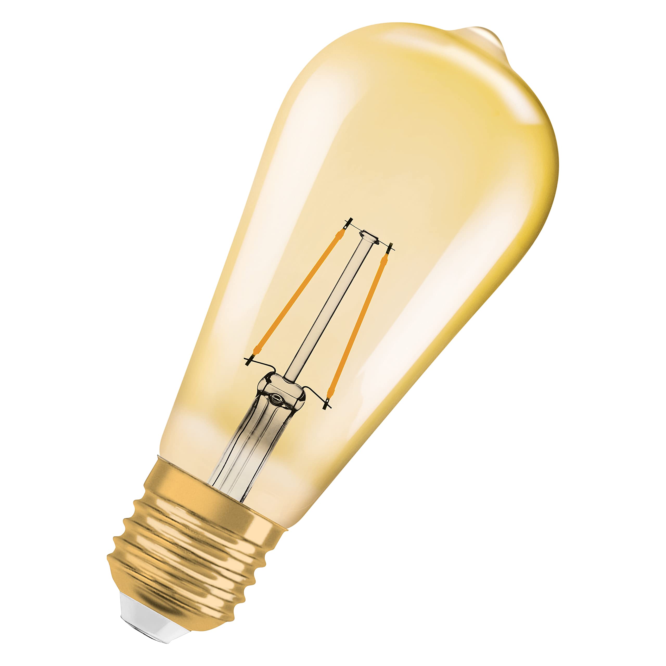 Osram Edison Form Vintage Edition 1906 LED Lamp, Glass, Warm White, E27, 2.8 W