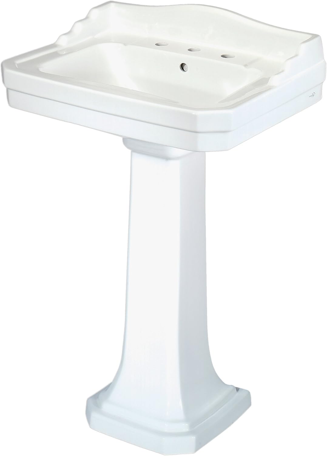 Foremost Series 1930 Lavatory and Pedestal Combo White