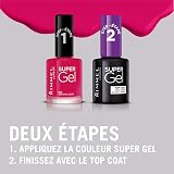 Rimmel Super Gel Sun Fun Daze Nail Polish 12ml Long Lasting Glazed Finish view 4