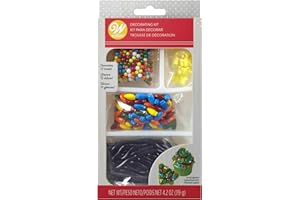 Food Items ICING DECORATION KIT XMAS TREE, us:one size, Multicolor