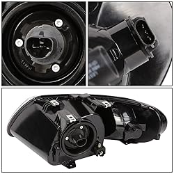 DNA MOTORING HL-OH-DOC01-BK-CL1 Pair of Headlights