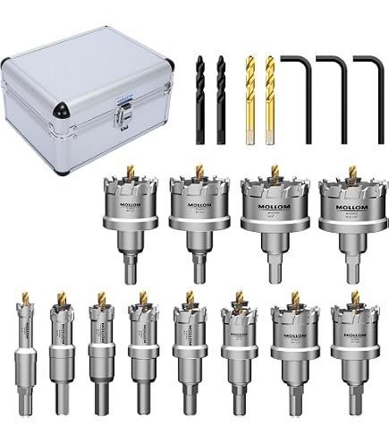Dewalt Saw JOERIC 10-Piece TCT Hole Saw Kit For Metal - Tungsten ...