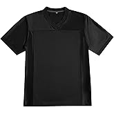 Blank Football Jersey for Men Mesh Athletic Practice Plain Football Shirt Hip Hop Dry-Fit Soccer Sports Uniform