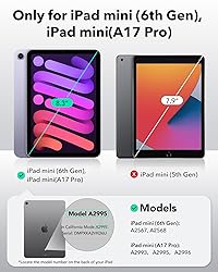 ESR for iPad Mini 7 A17 Pro Case, iPad Mini 7th/6th