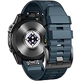 GEAK 26mm Quickfit Watch Band Compatible with Garmin Fenix 6X/6X Pro/Fenix 7X/7X Pro Band Soft Silicone Replacement for Fenix 5X/5X Plus/Fenix 8 51mm Band/Fenix 3/Fenix 3 HR/Fenix 6X Pro Smartwatches