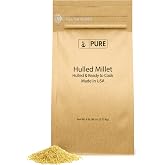 Pure Original Ingredients, Hulled Millet, 6 Lb | For cooking, baking, and pantry use