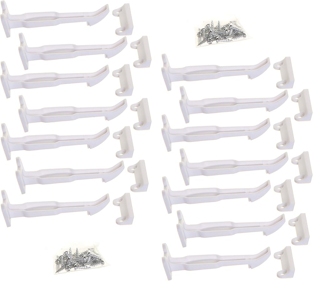 Dreambaby Safety Catches for Cupboards & Drawers 14 Pack Childproof Locks