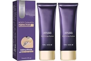 CHINOSUO 2Pcs Body Waterproof Cover Perfector, All Over Complexion Perfector, Tattoo Cover Up Makeup, Waterproof and Lasting Effect for All Skin Types