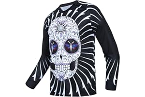 Weimostar Men's Cycling Jersey MTB T Shirt Long Sleeve Mountain Bike Motorcycle Outdoor Bicycle Clothes