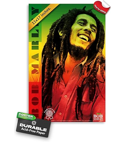 Amazon.com: Pyramid America Bob Marley-Playing Guitar in