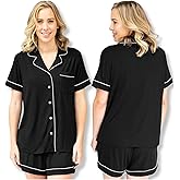 Kindred Bravely Clea Maternity Pajamas & Postpartum Lounge Sets for Women, Short Sleeve Nursing Pajamas