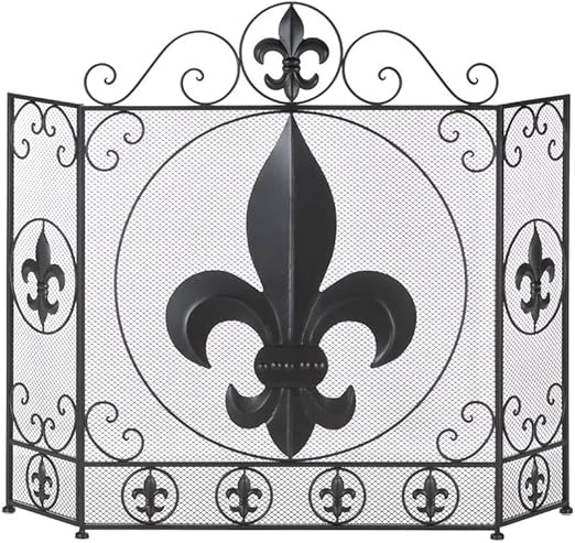 Amazon Com Koehler Home Decor Fleur De Lis Fireplace Screen Home