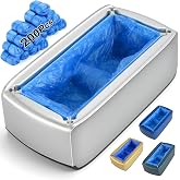 LYSHIYI Shoe Cover Dispenser with 200pcs Disposable Shoe Covers, Automatic Shoe Cover Machine Fits shoes up to Men's size 12,