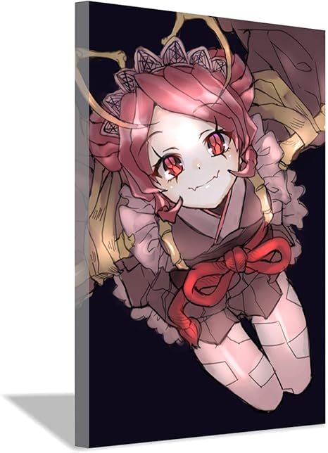 Amazon Co Jp オーバーロードアニメキャンバス絵画アートポスターかわいいエドマブラジルリサゼータキャンバスウォールアートリビングルームオフィスホームデコレーションベッドルームデコレーションポスター40x60cm 16x24inch フレームレス ホーム キッチン