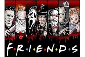 Miairivy Halloween Diamond Painting Kits for Adults, Horror Theme Diamond Art Kits for Adults Beginners, DIY 5D Round Full Drill Diamond Dots Home Wall Decor and Gift (12X16 inches)