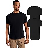 True Classic Mens T-Shirts – Curved Hem Tee Mens, Hipster Shirts for Men, Long Tail T Shirts for Man, Drop Cut Lounge/Sleep